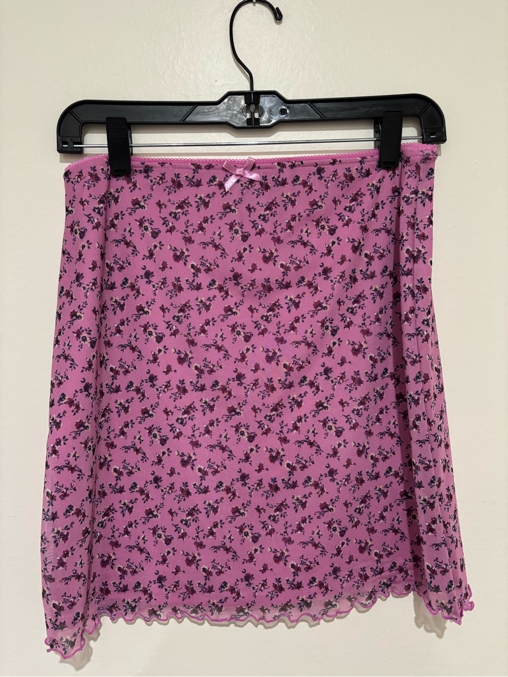 Wild Fable Pink Floral Mini Skirt